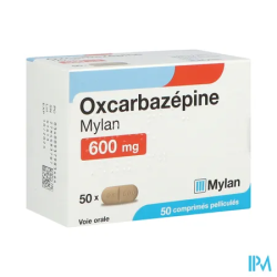 OXCARBAZEPINE 600MG VIATRIS CPR 50