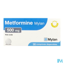 METFORMINE 500MG VTS CPR DISP 30