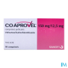 COAPROVEL 150MG/12,5MG CPR 90