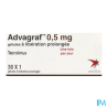 ADVAGRAF 0,5MG GELULE LP 30X1