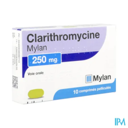 CLARITHROMYCINE 250MG VIATRIS CP10