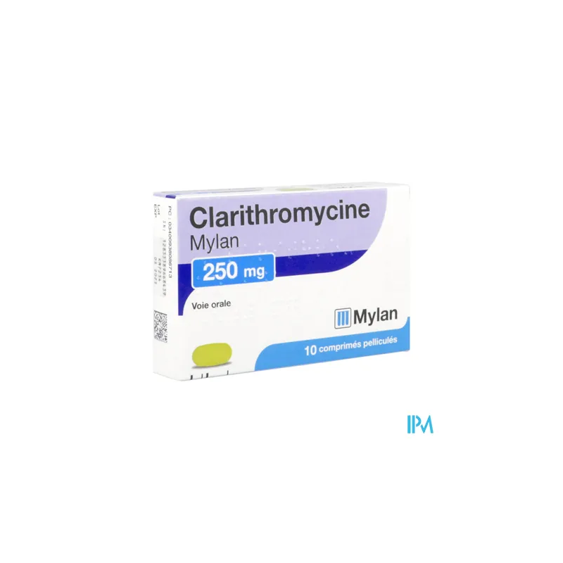 CLARITHROMYCINE 250MG VIATRIS CP10