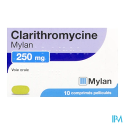CLARITHROMYCINE 250MG VIATRIS CP10