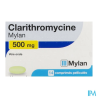 CLARITHROMYCINE 500MG VTS CPR 14