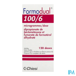 FORMODUAL 100/6MCG/DOSE SOL INH120