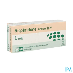 RISPERIDONE 1MG ARW CPR SEC 60