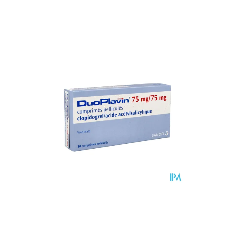 DUOPLAVIN 75MG/75MG CPR 30