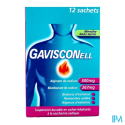 GAVISCONELL MENTHE S/S SACH 10ML12