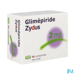 GLIMEPIRIDE 2MG ZYDUS CPR 90