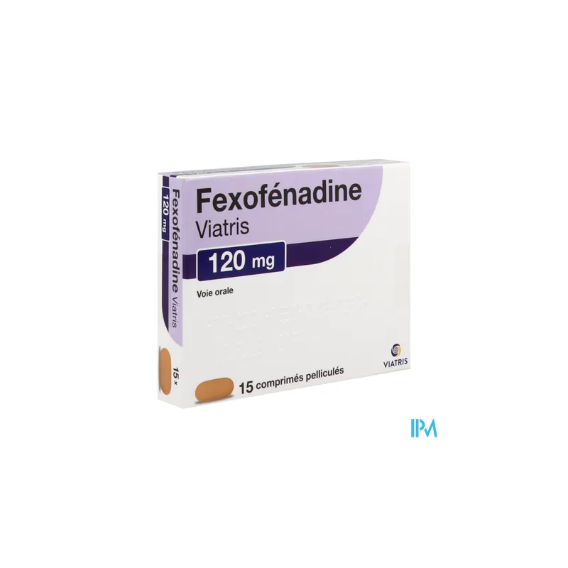 FEXOFENADINE 120MG VIATRIS CPR 15.
