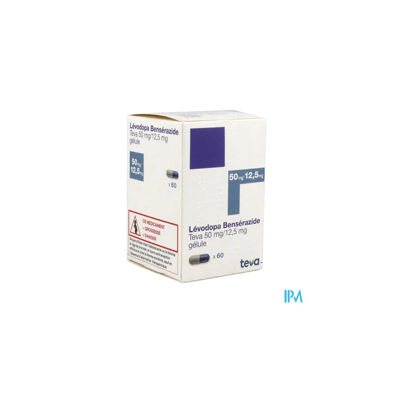 LEVODOPA BENSER 50/12,5 TEVA GEL60