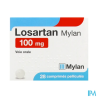 LOSARTAN 100MG VIATRIS CPR 28
