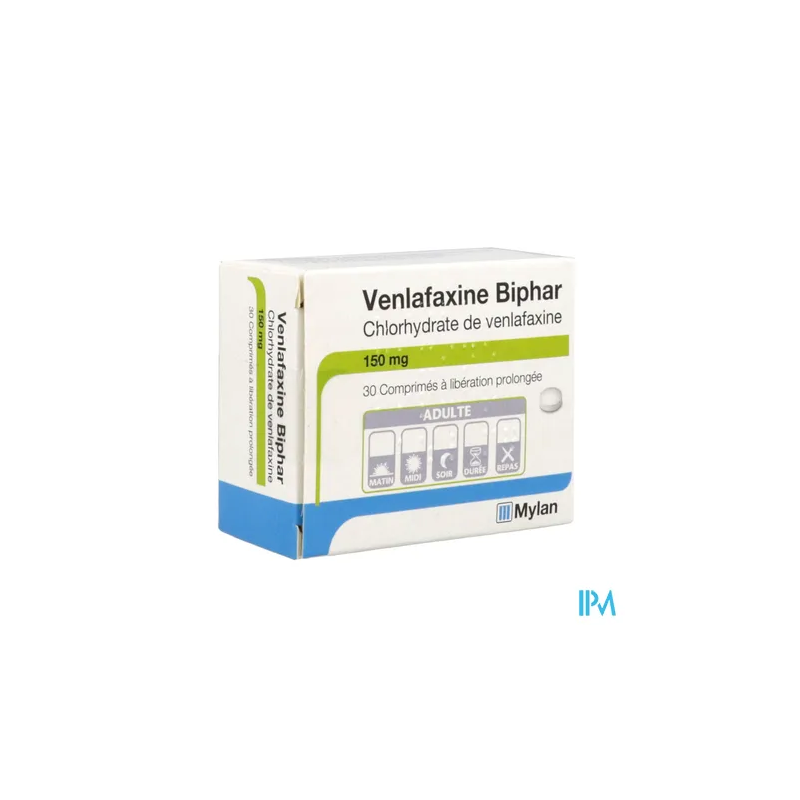 VENLAFAXINE LP 150MG BIPHAR CPR 30
