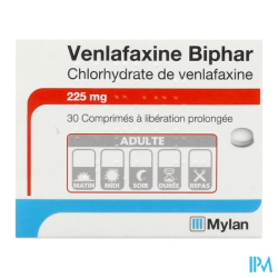 VENLAFAXINE LP 225MG BIPHAR CPR 30