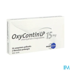 OXYCONTIN LP 15MG CPR 28
