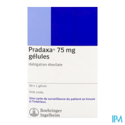 PRADAXA 75MG GELULE 30X1