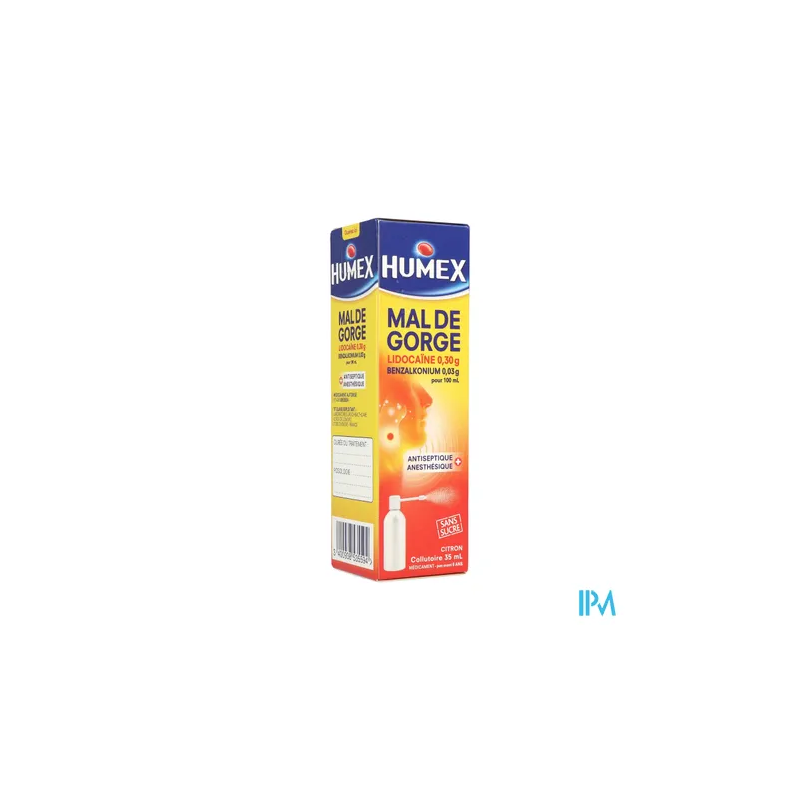 HUMEX MAL DE GORGE COLLUTOIRE 35ML