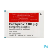 EUTHYROX 100MCG CPR SEC 50 AET