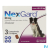 Nexgard chien l 10 25kg cp 3 - La Grande Pharmacie