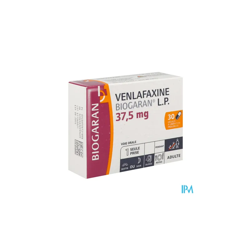 VENLAFAXINE LP 37,5MG BIOG GELUL30