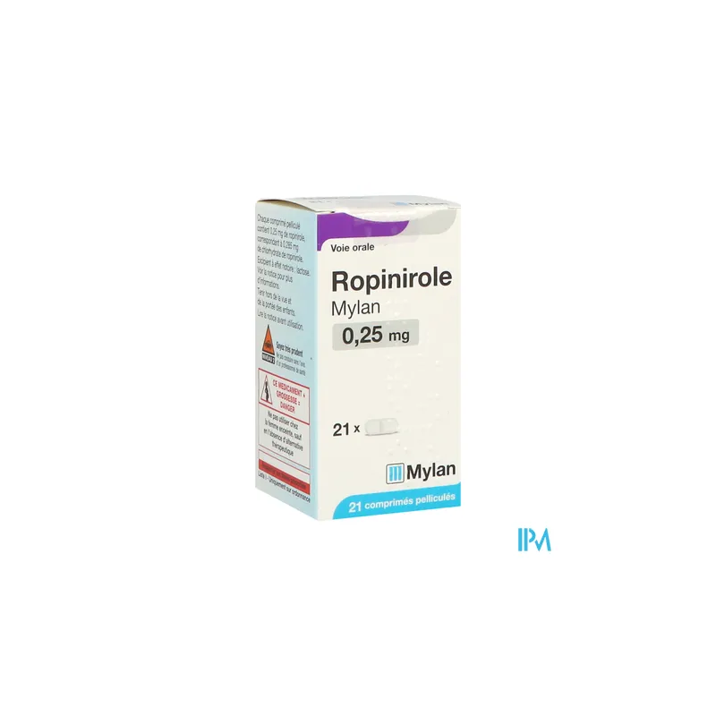 ROPINIROLE 0,25MG VTS CPR SEC 21