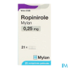 ROPINIROLE 0,25MG VTS CPR SEC 21