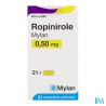 ROPINIROLE 0,50MG VTS CPR SEC 21