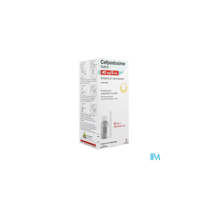 CEFPODOXIME 40MG/5ML VTS N-E 50ML