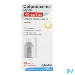 CEFPODOXIME 40MG/5ML VTS N-E 100ML