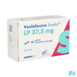 VENLAFAXINE LP 37,5MG SDZ GELULE30