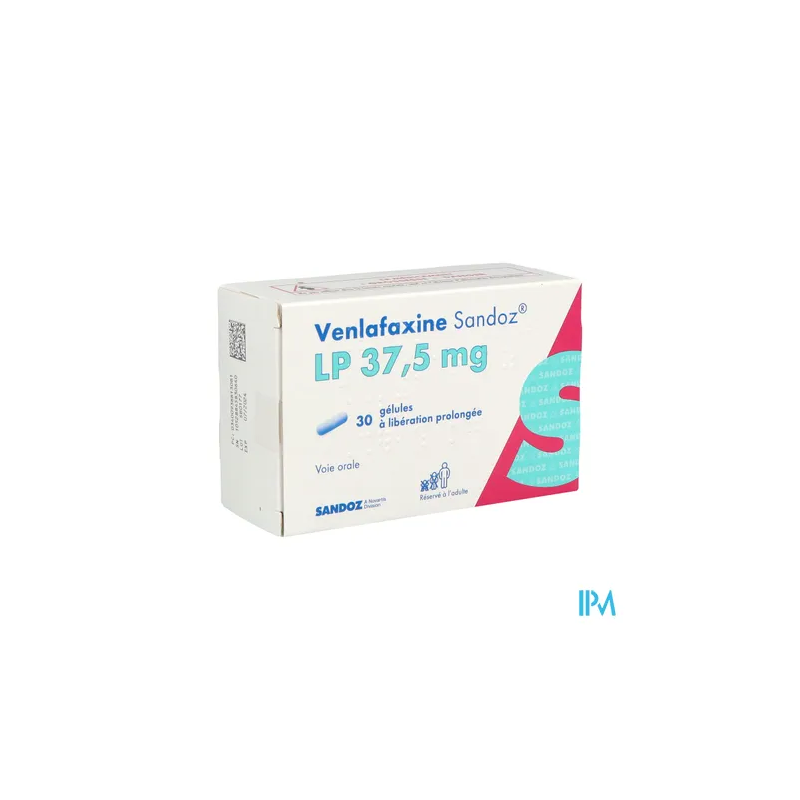 VENLAFAXINE LP 37,5MG SDZ GELULE30