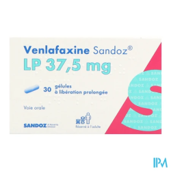 VENLAFAXINE LP 37,5MG SDZ GELULE30