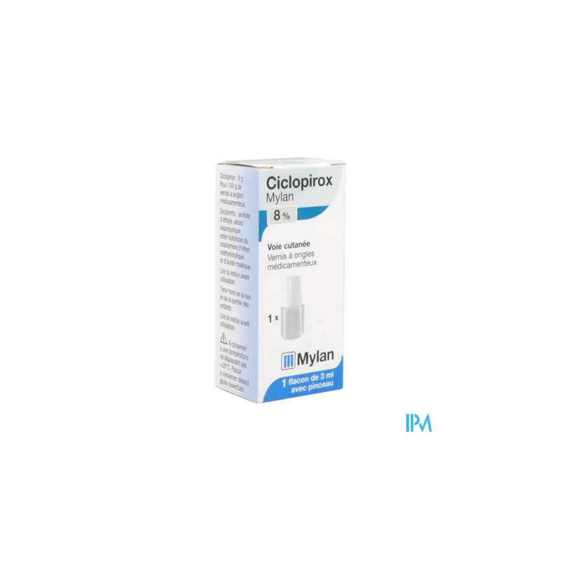 CICLOPIROX 8% VIATRIS VERNIS 3ML