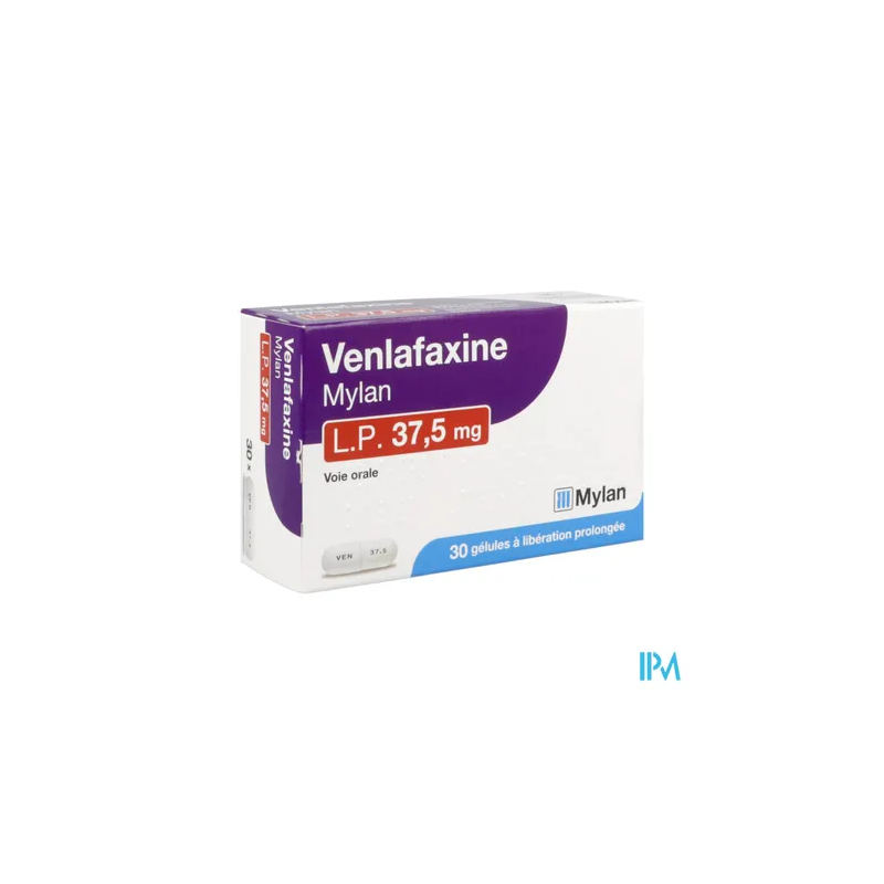 VENLAFAXINE LP 37,5MG VTS GEL 30