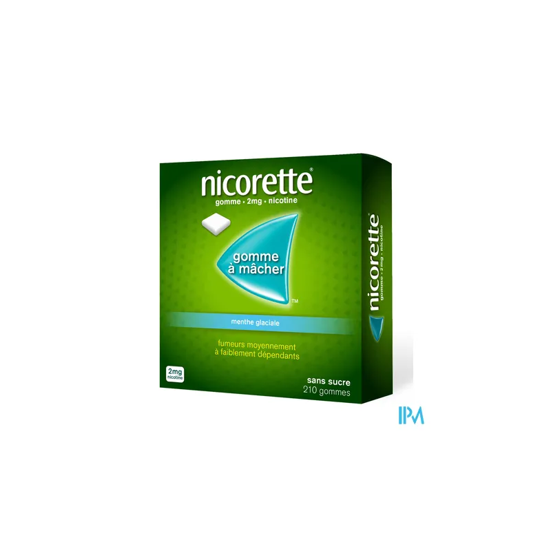 NICORETTE 2MG GOMME MENT GL SS 210