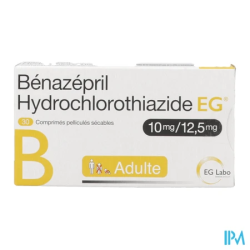 BENAZEPRIL/HYD 10/12,5MG EG CPRS30