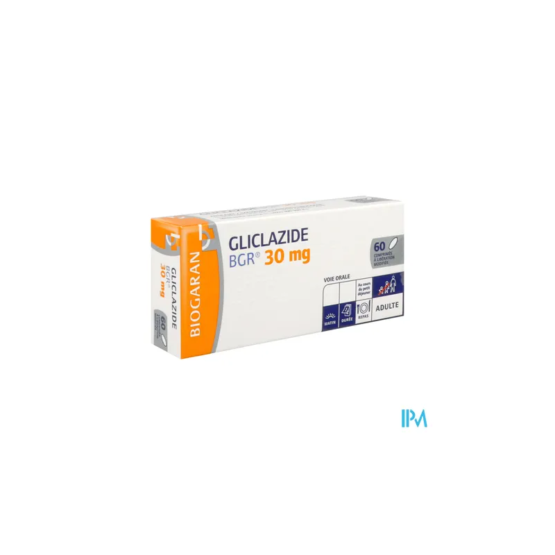GLICLAZIDE 30MG BGR CPR LM 60