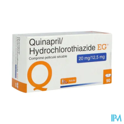 QUINAPRIL/HYD 20/12,5MG EG CPRS90