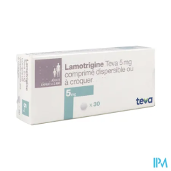 LAMOTRIGINE 5MG TEVA CPR DISP 30