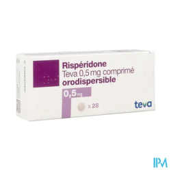 RISPERIDONE 0,5MG TEVA CPR OROD 28