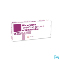 RISPERIDONE 0,5MG TEVA CPR OROD 28