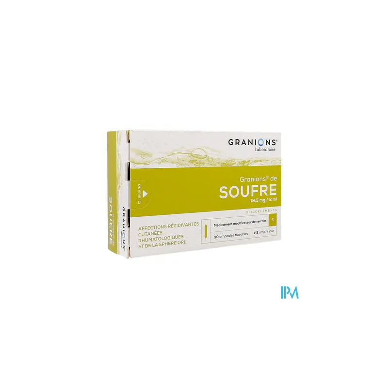 GRANIONS SOUFRE AMP BUV 2ML 30