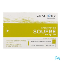 GRANIONS SOUFRE AMP BUV 2ML 30