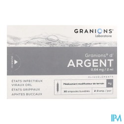 GRANIONS ARGENT AMP BUV 2ML 30