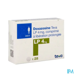 DOXAZOSINE LP 4MG TEVA CPR 28