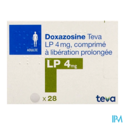 DOXAZOSINE LP 4MG TEVA CPR 28