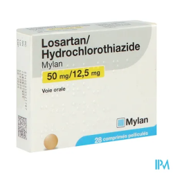 LOSARTAN/HYD 50/12,5MG VTS CPR28