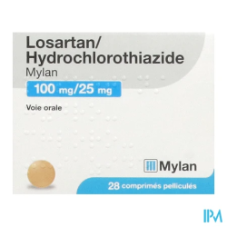 LOSARTAN/HYD 100/25MG VTS CPR 28