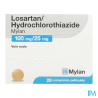 LOSARTAN/HYD 100/25MG VTS CPR 28
