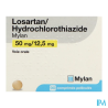 LOSARTAN/HYD 50/12,5MG VTS CPR90